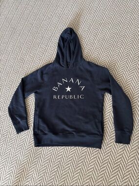 BR Men's / Unisex Navy Cotton Hoodie